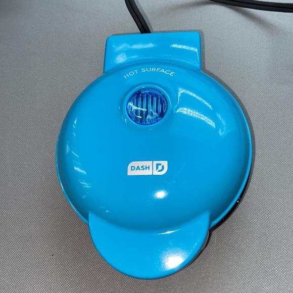 Dash Mini Maker Grill Turquoise with Recipe Booklet Personal Size - Picture 10 of 11